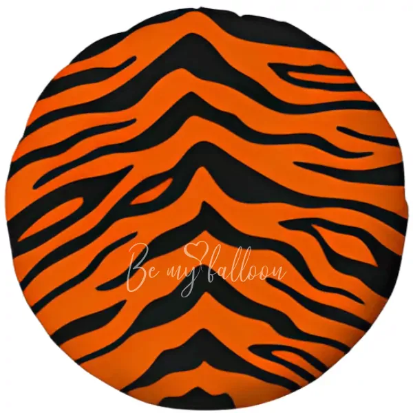 18" Helium foil Tiger Pattern balloon