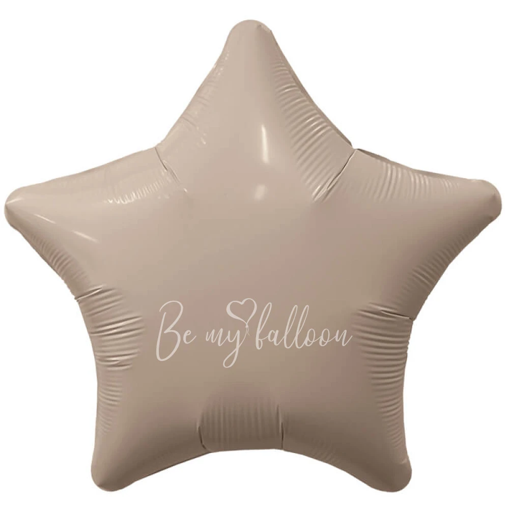 18" Latte star foil shape