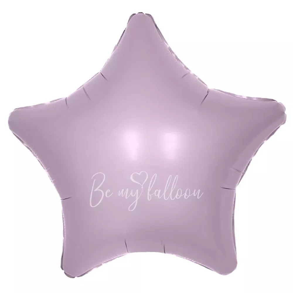 18" Воздушный шар из фольги Звезда фиолетовый
