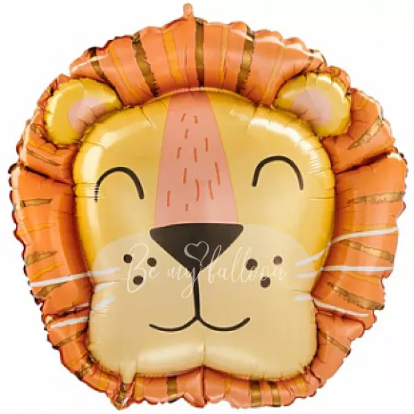 23" Helium foil Head Lion balloon