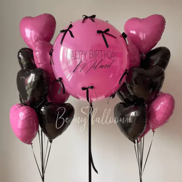 Set of balloons "Pink Bomb"