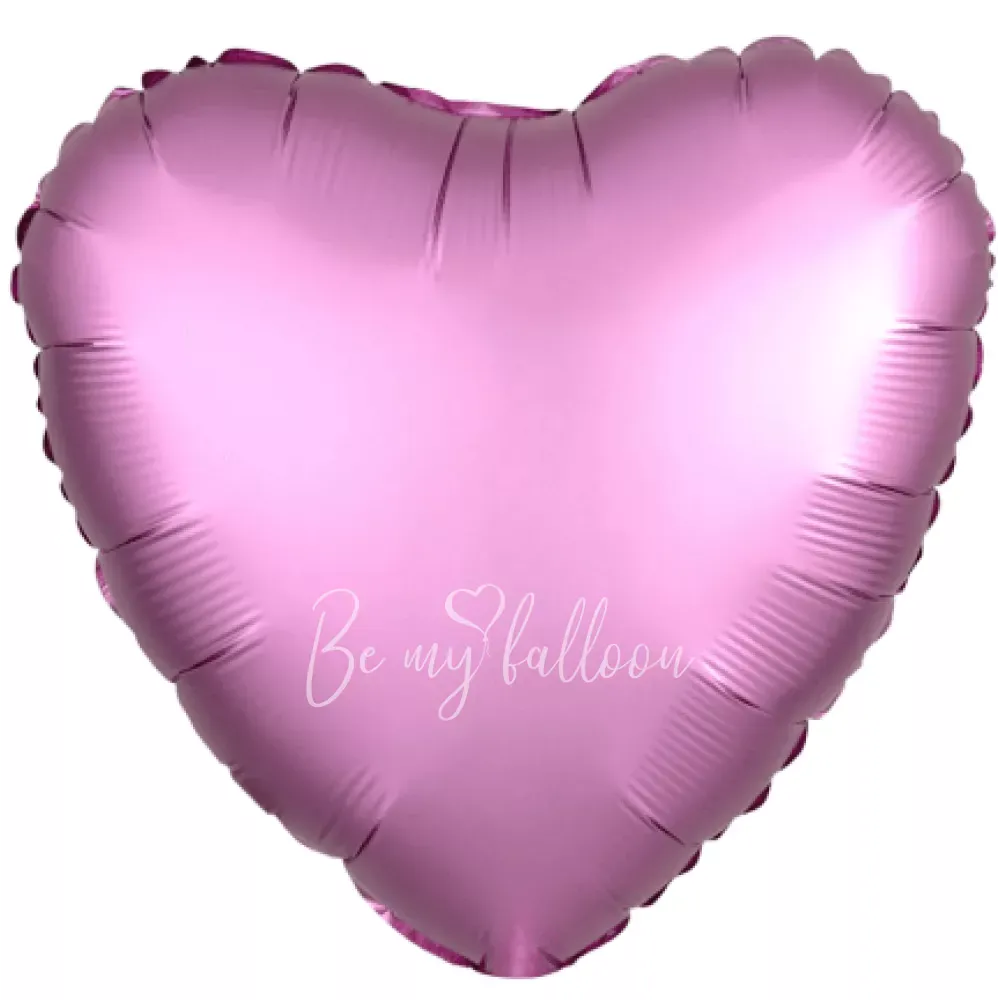 30" Helium foil satin Pink Heart balloon
