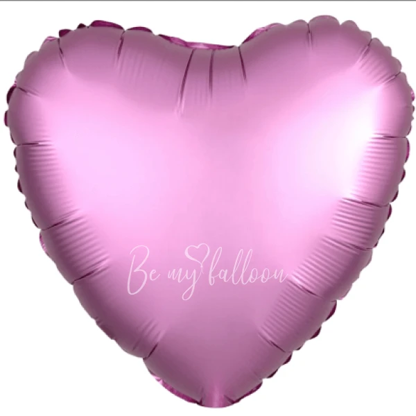 30" Helium foil satin Pink Heart balloon
