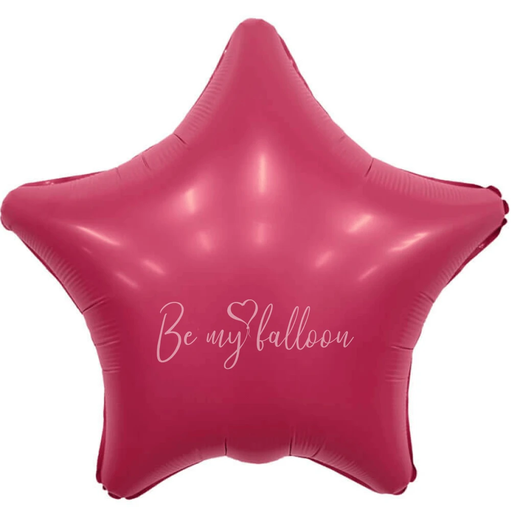 18" Viva Magenta star foil shape 