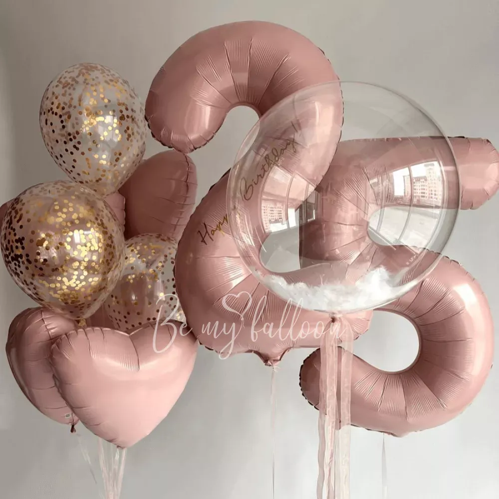 Букет шаров Счастливые 25