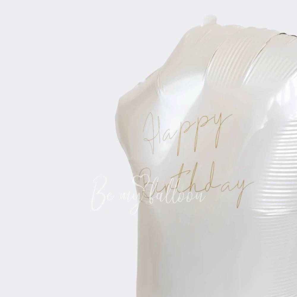 Hedgehog air-filed birthday balloon composition
