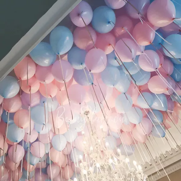 50 ceiling helium balloons standard