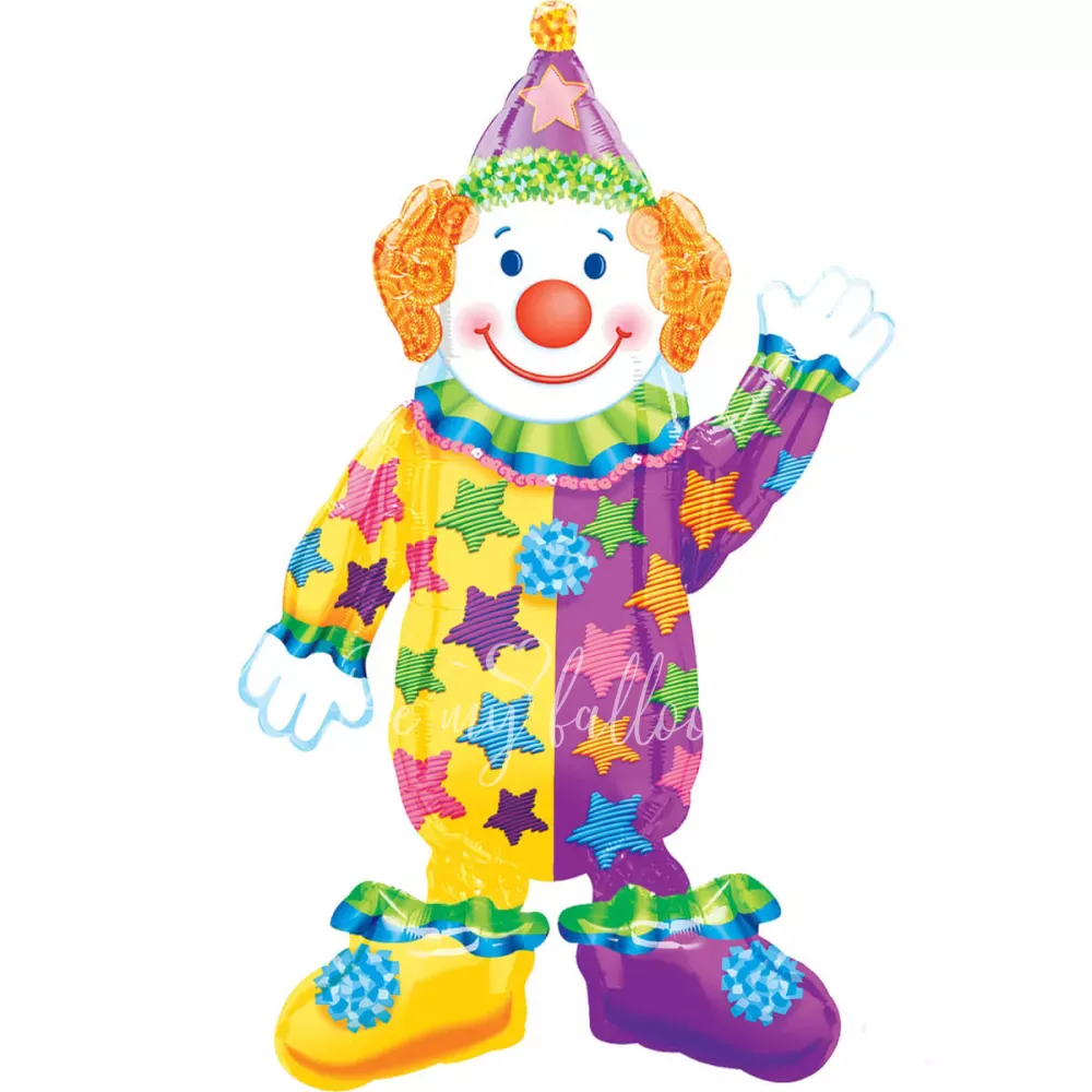 44" بالون هواء فويل المهرج