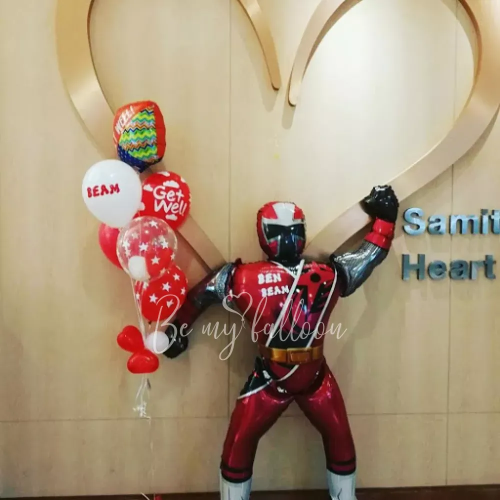 139*170 سم بالون هواء فويل محارب باور رينجرز