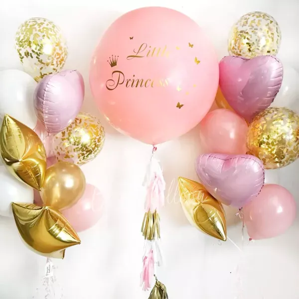 Happy Birthday Little Princess balloon bouquet