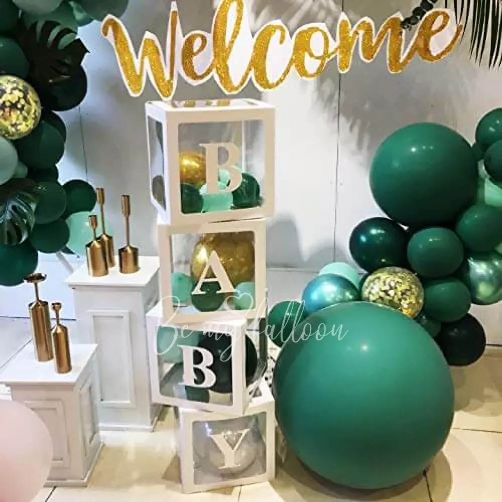 Balloons in boxes Baby