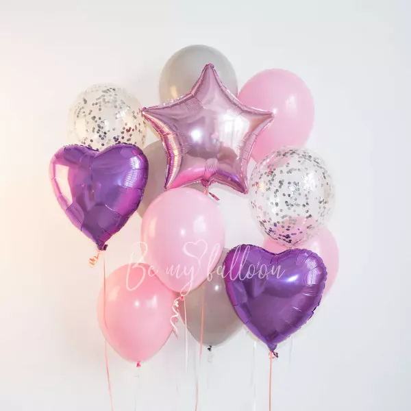 Lavender Balloon Bouquet
