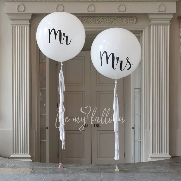 Набор шаров для фотосессии Mr&Mrs