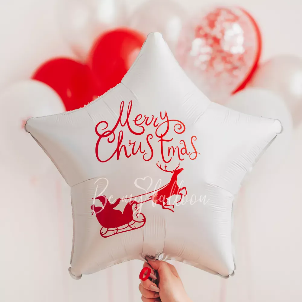 Merry Christmas! Balloon Bouquet
