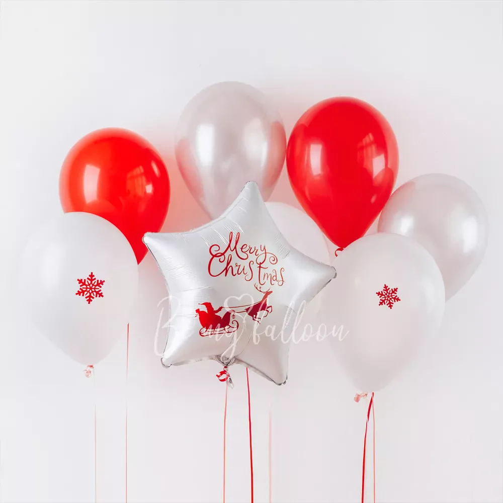 Merry Christmas! Balloon Bouquet