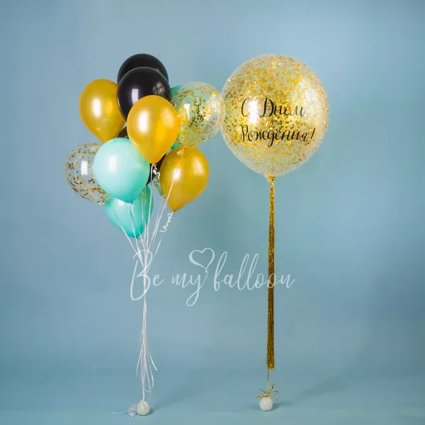 Giant congratulations! Balloon bouquet
