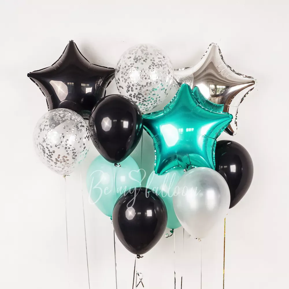 Turquoise Balloon Bouquet