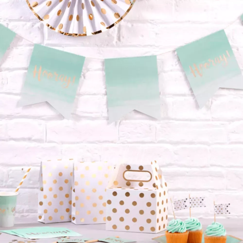 Mint Hooray bunting