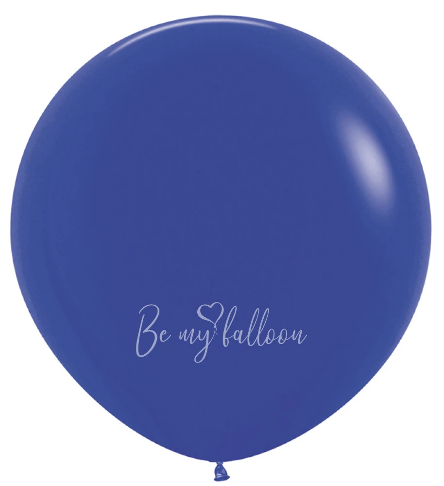 36" Helium fashion navy blue 044 plain balloon
