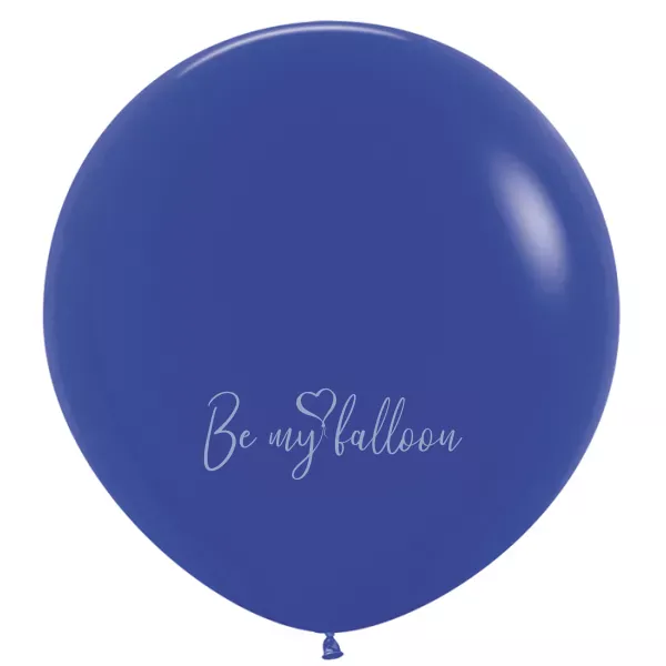 36" Helium fashion navy blue 044 plain balloon