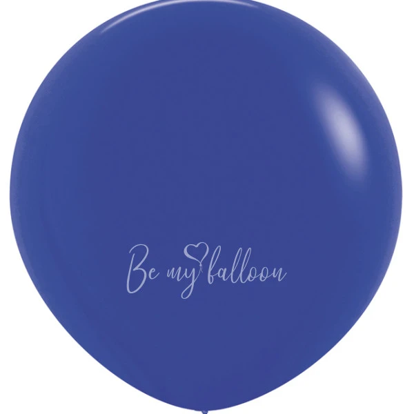 36" Helium fashion navy blue 044 plain balloon