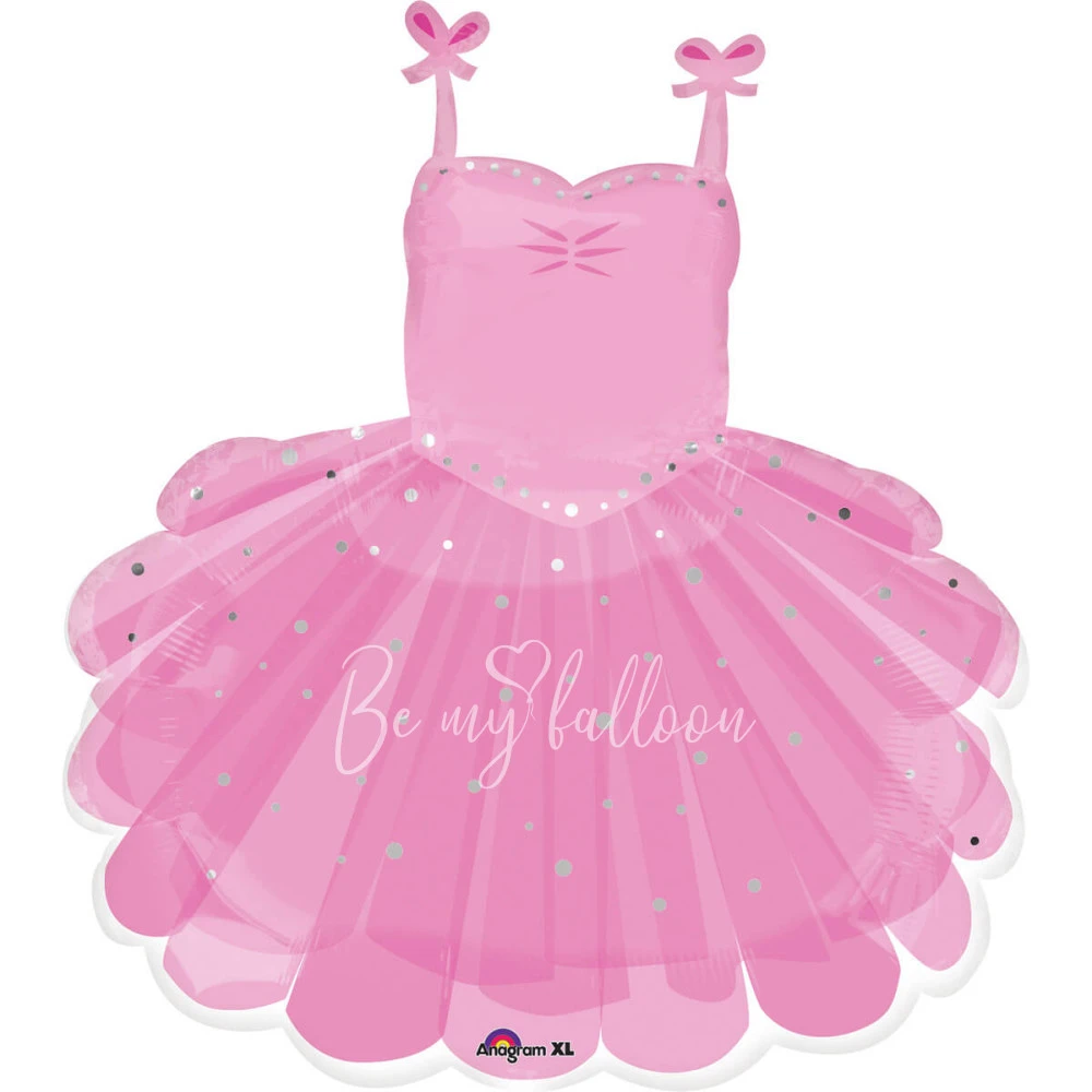 58x71cm Helium foil ballet dress balloon