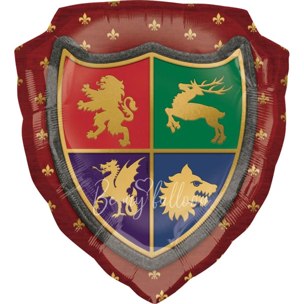 63x68cm Helium foil Medieval Shield balloon