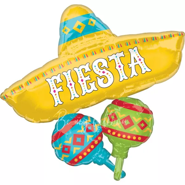 78x81cm Helium foil Fiesta balloon