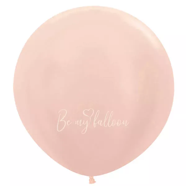 36" Helium metallic rose gold 568 plain balloon