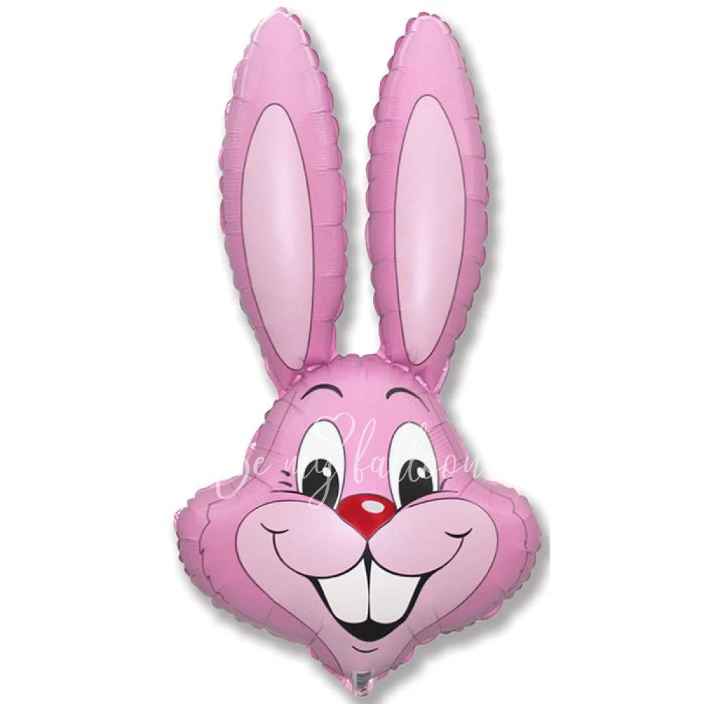 35" Helium foil Pink Rabbit balloon