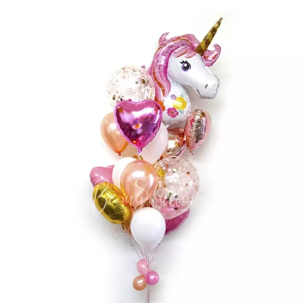 33" Helium foil Magical Unicorn Head balloon