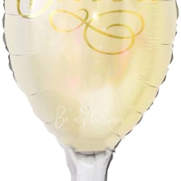 39" Helium foil Champagne Glass balloon