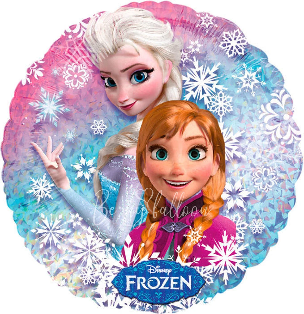 18" Helium foil round Frozen balloon