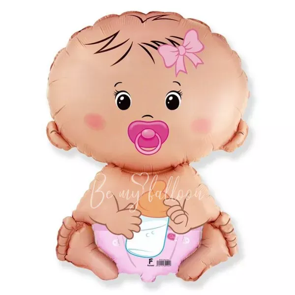 26" Helium foil Baby girl balloon