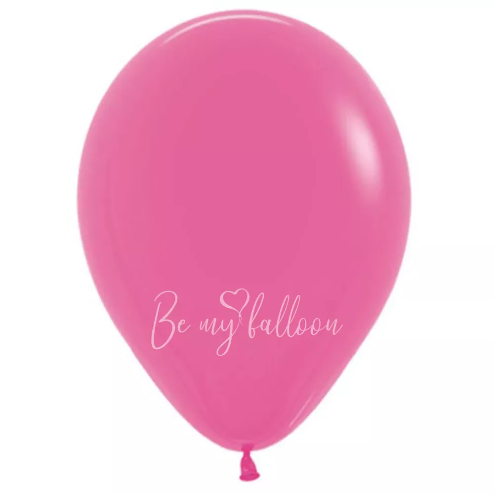 12" Helium fashion fuchsia 012 plain balloon
