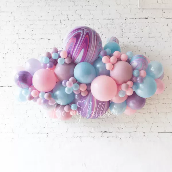 1.5м Гирлянда из шаров органик Яркий Всплеск