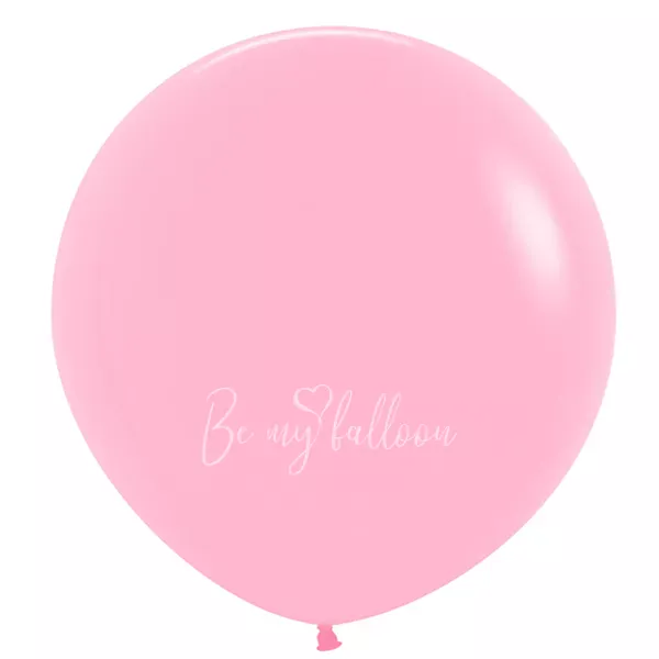 24" Helium fashion pink 009 plain balloon