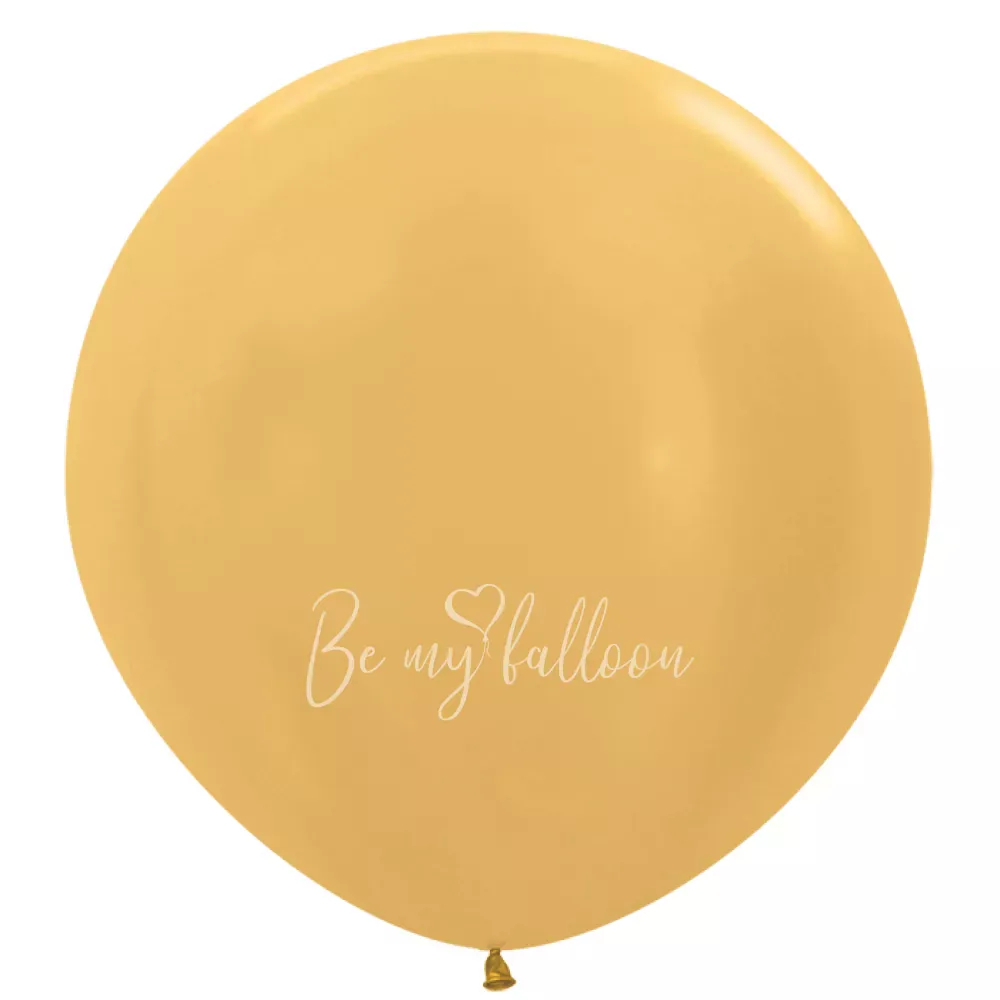24" Helium metallic gold 570 plain balloon