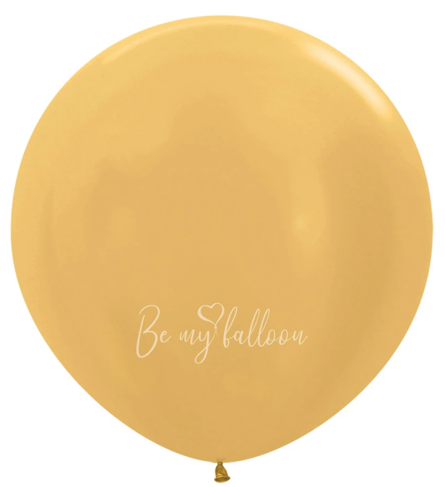 24" Helium metallic gold 570 plain balloon