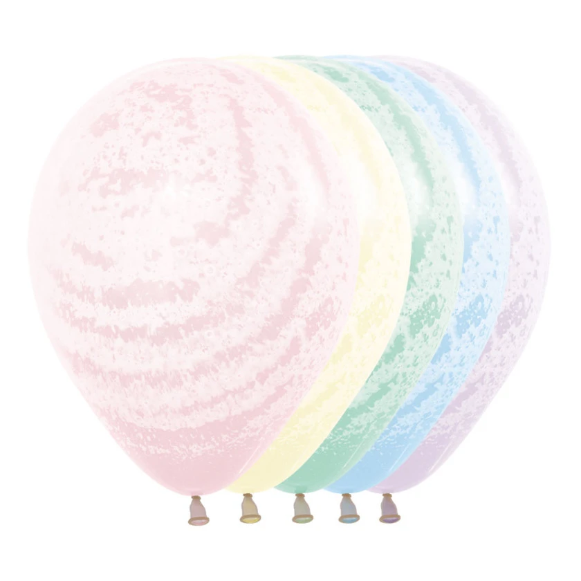 Latex Plain marble balloons