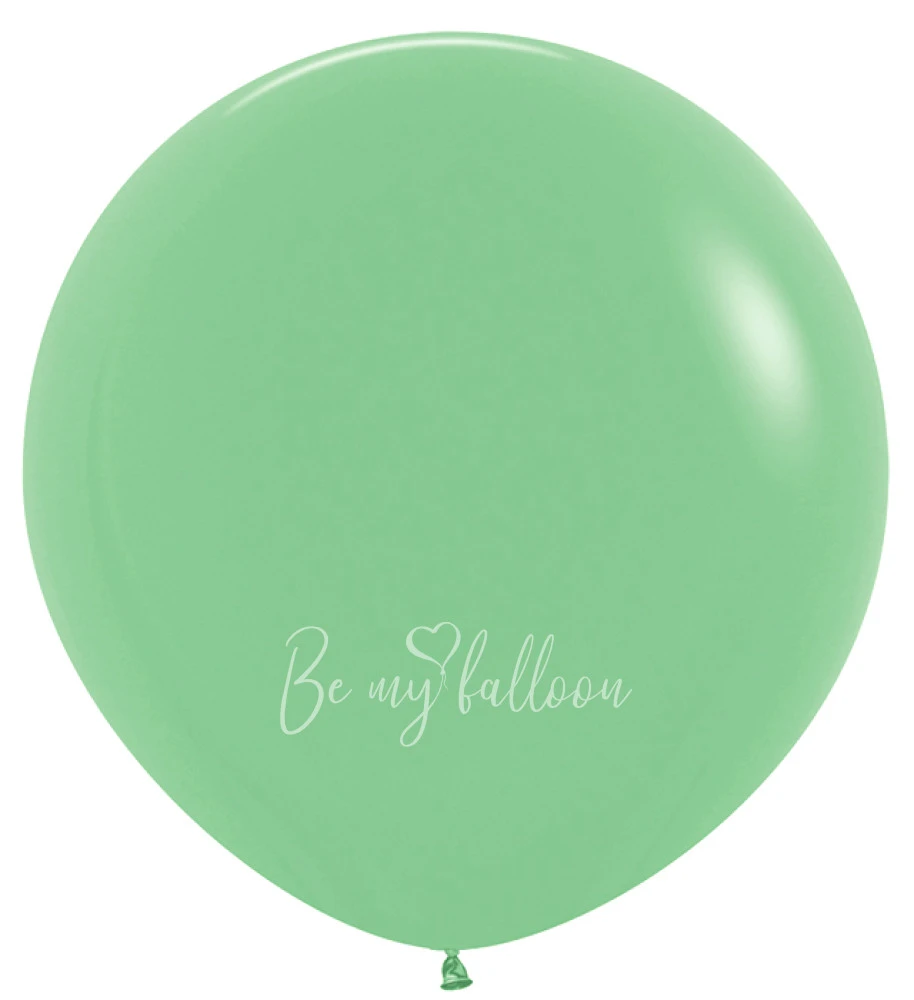 24" Helium fashion green 030 plain balloon