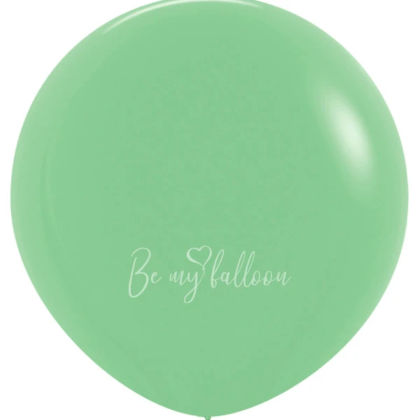 24" Helium fashion green 030 plain balloon