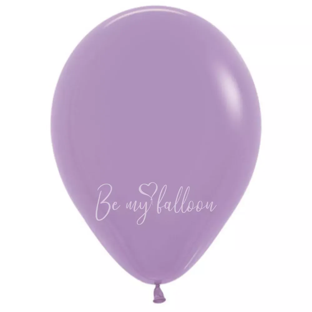12" Helium fashion lilac 050 plain balloon