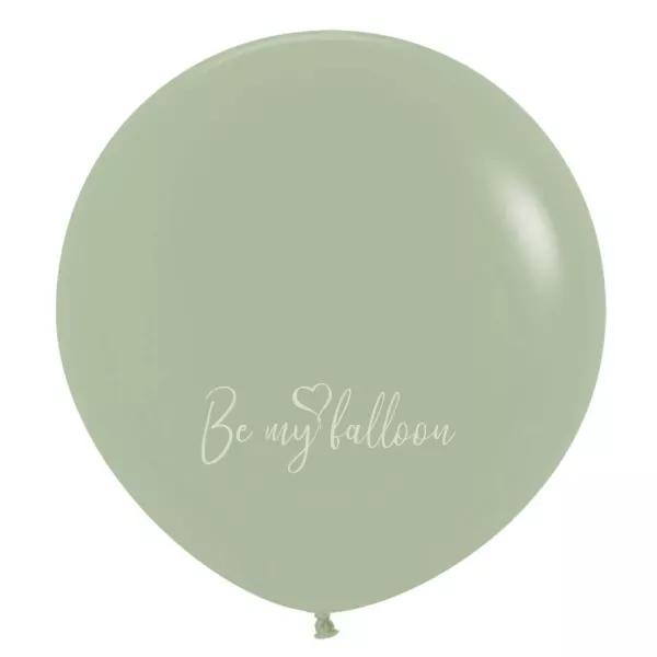 24" Helium fashion Eucalyptus 027 plain balloon