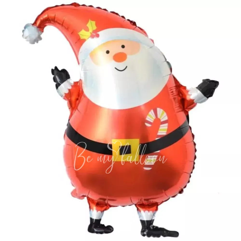 29" Helium foil Red Hat Santa balloon