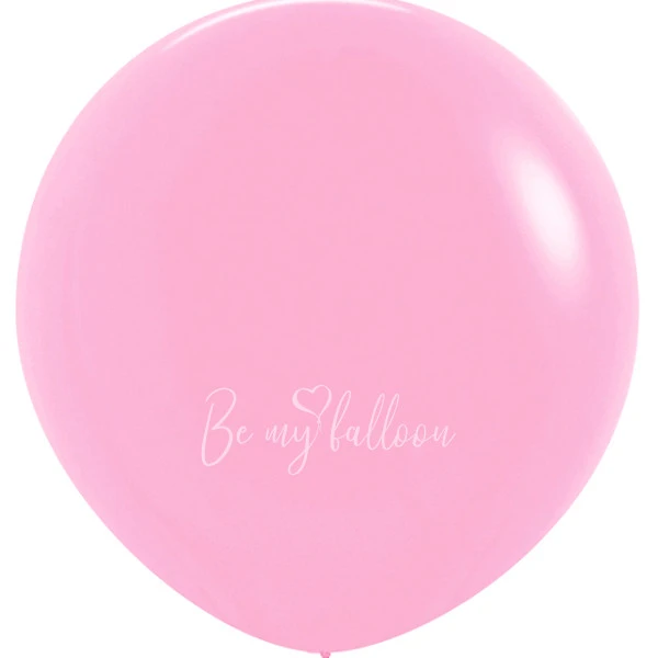 36" Helium fashion pink 009 plain balloon