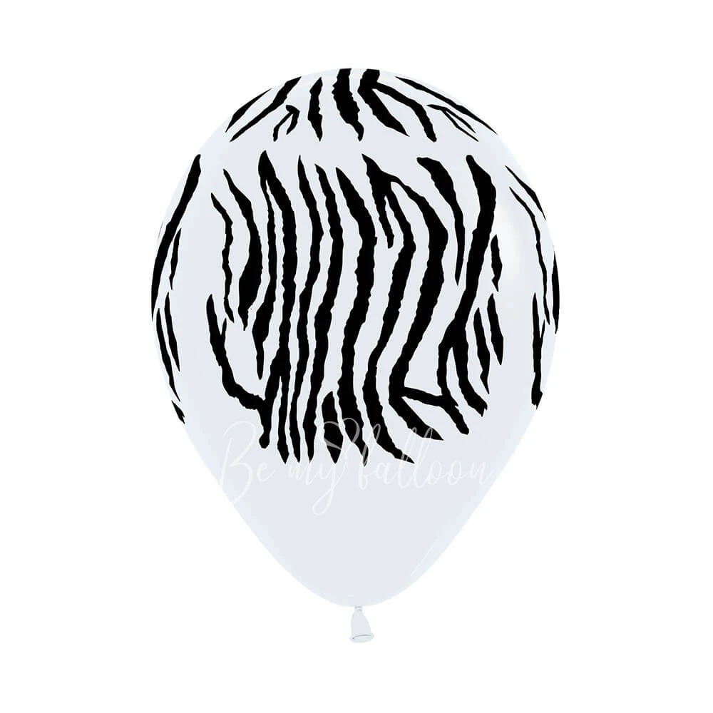 12" Helium latex jungle printed balloon
