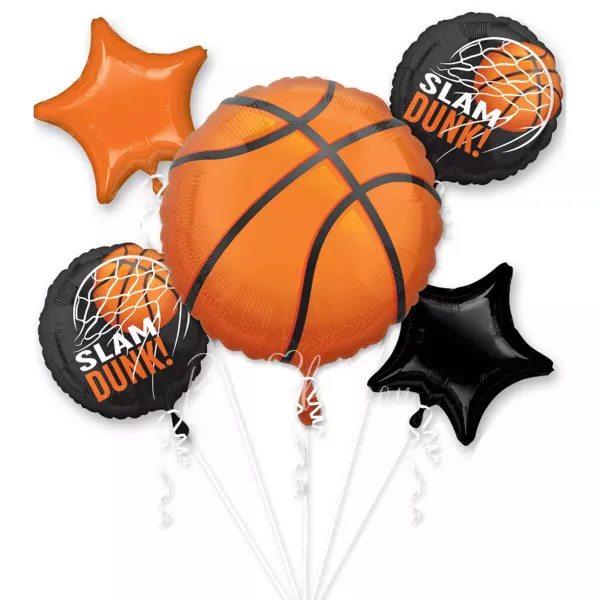 Basketball balloon bouquet