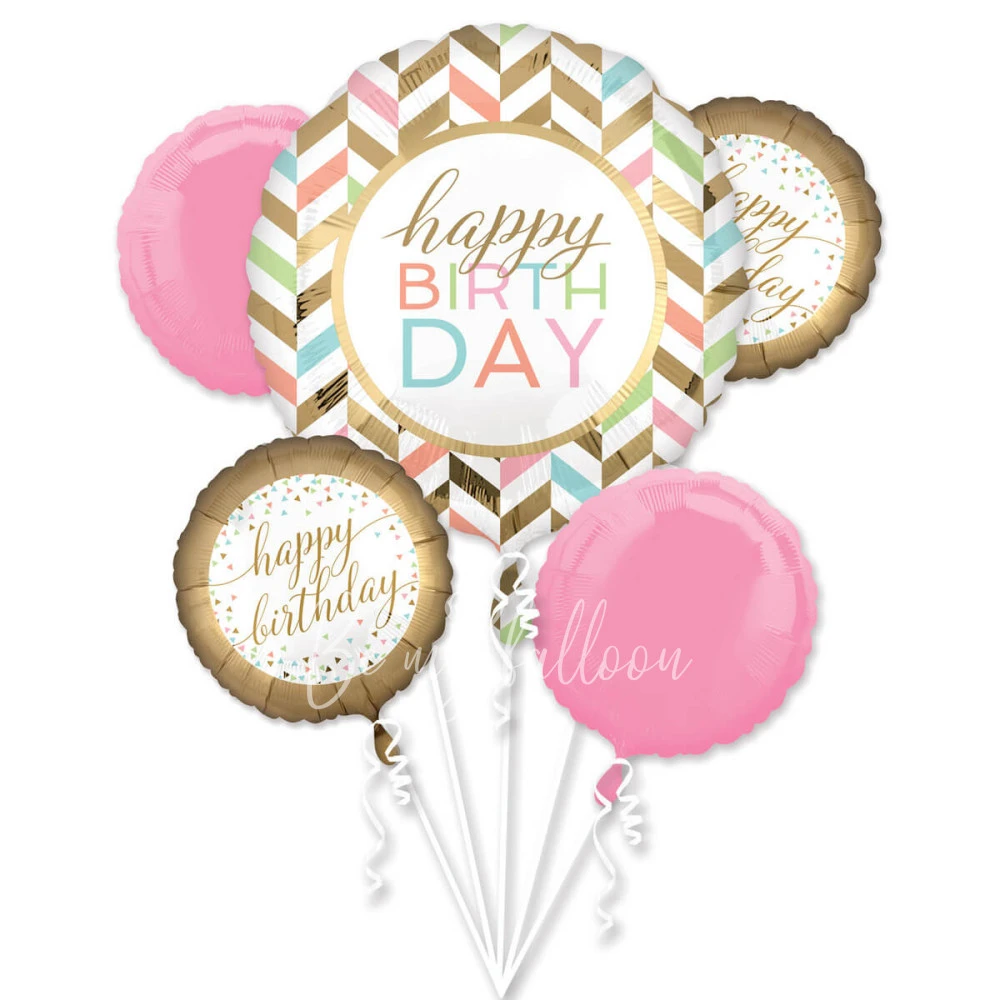 Pastel Confetti Celebration! Balloon bouquet