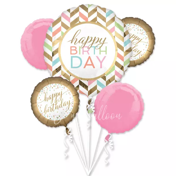 Pastel Confetti Celebration! Balloon bouquet